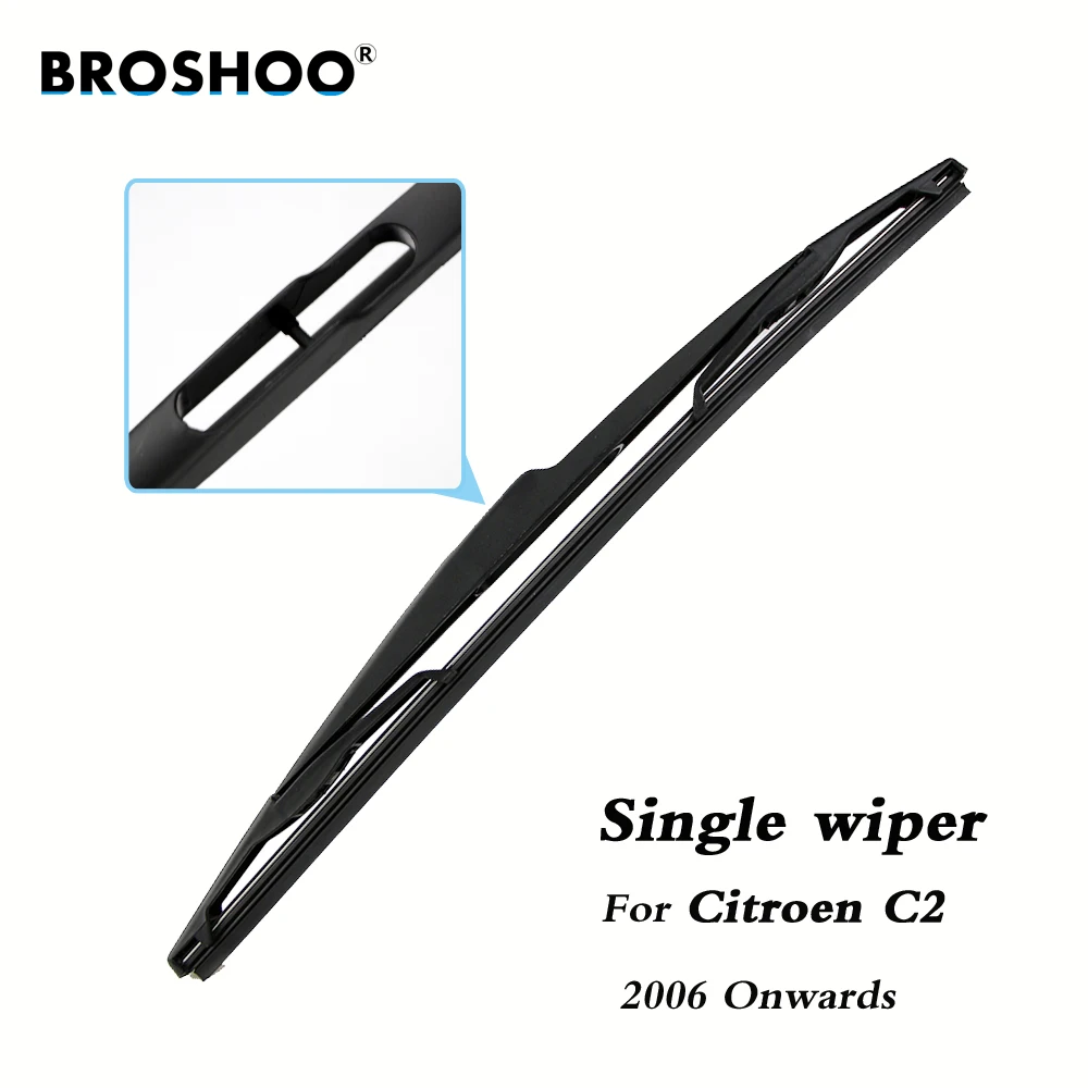 BROSHOO Car Rear Wiper Blades Back Windscreen Wiper Arm For Citroen C2 Hatchback (2006-) 355mm,Windshield Auto Accessories