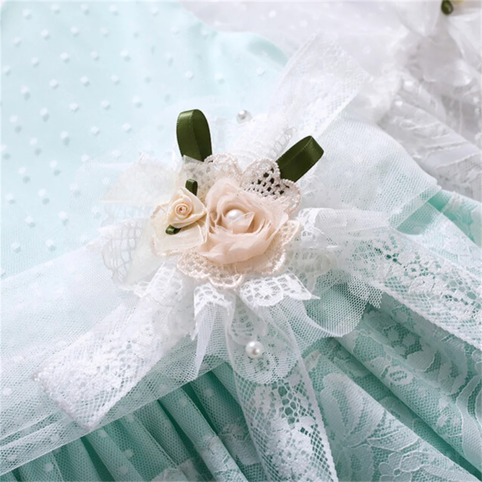 Pettigirl New Girls Flower Girl Dress Light Green Fairy EID Dress For Girl Flare Sleeve  Ceremony  Children Clothing Online