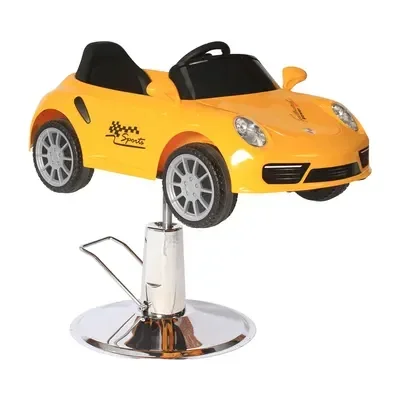 حار بيع أرخص الأطفال مقعد قص الشعر الكرتون سيارة تصفيف الشعر كرسي مع وسادة مقعد الطفل Mp3 للأطفال