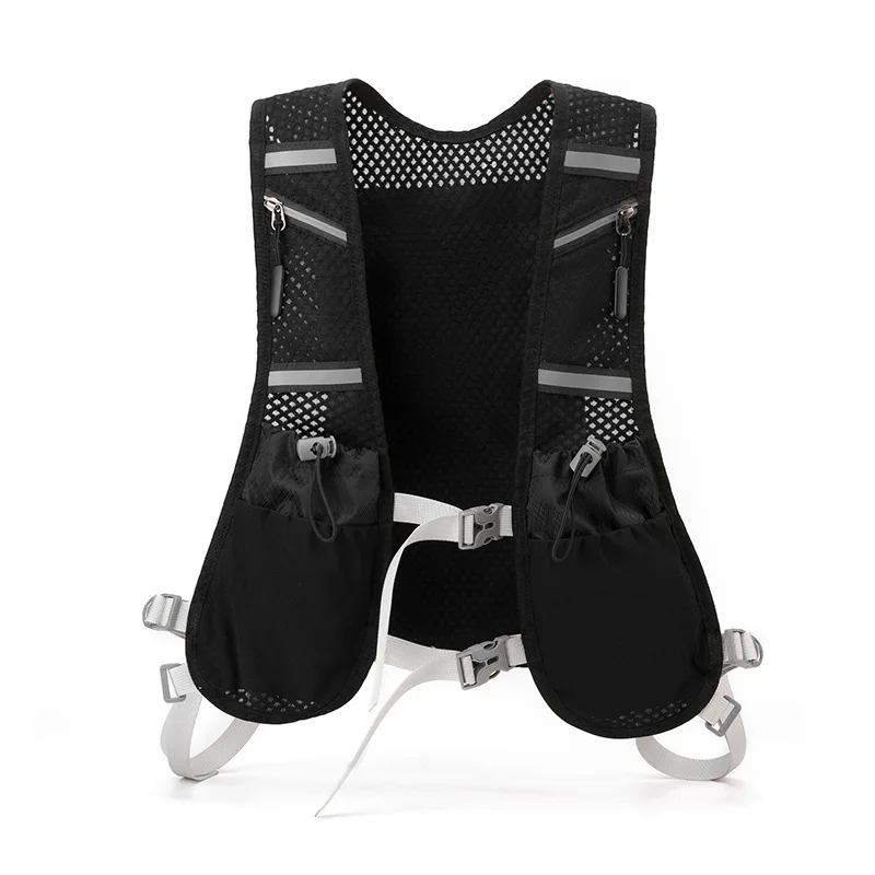 Reflective Running Vest Backpack Cycling Vest Back Packs Sports Phone Holder Bag For Running Bicycle