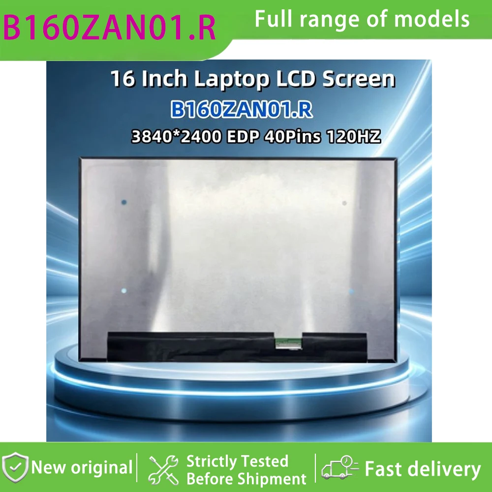 B160ZAN01.R 16.0 Inch Wquxga 10 Aspect Ratio Ips Grade Lcd Display Panel Matte Non-touch  120hz Refresh Rate for Laptop