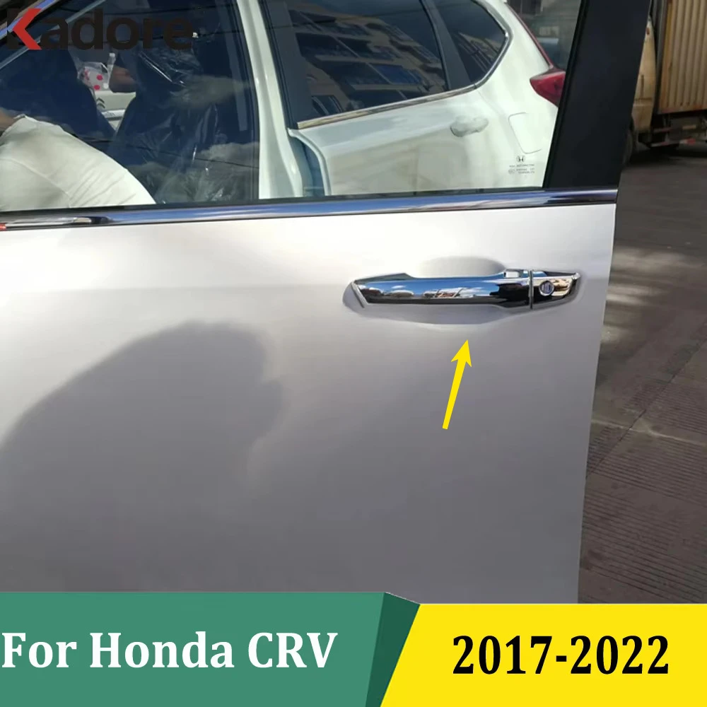 

For Honda CRV CR-V 2017 2018 2019 2020 2021 2022 Side Door Handle Cover Trim Mouldings Stickers Car Exterior Styling Accessories