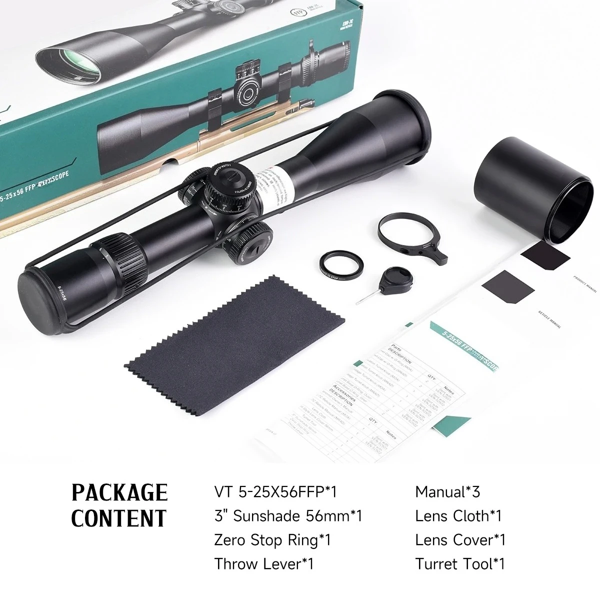 Tactische VT 5-25X56 (FFP) Scope EBR-7C (MRAD) Richtkijker 1-6X24 1-8X24 6-24X50 Jachtkijker