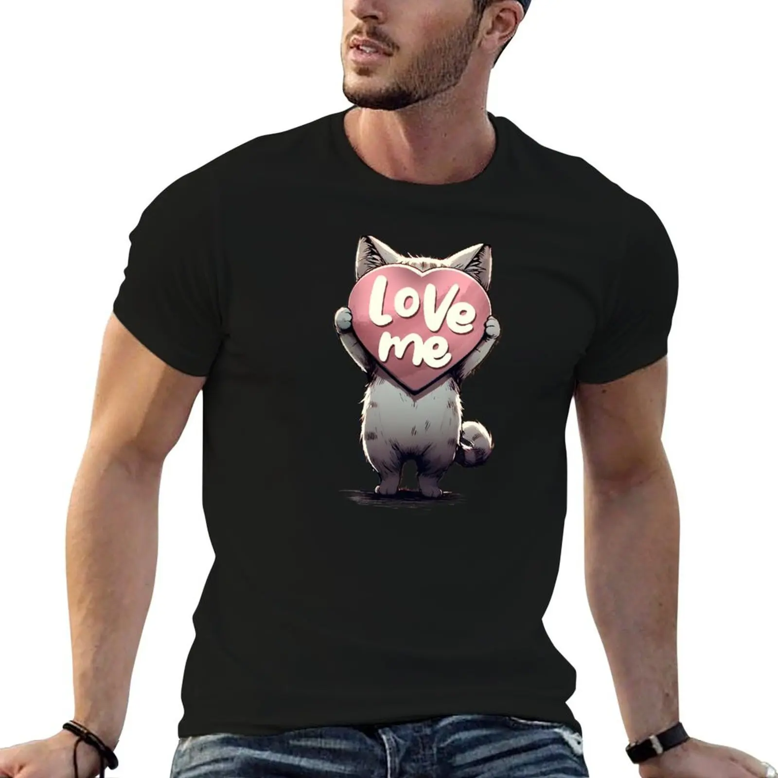 

Love Cat cute T-Shirt essential t shirt t shirts designer T-Shirt