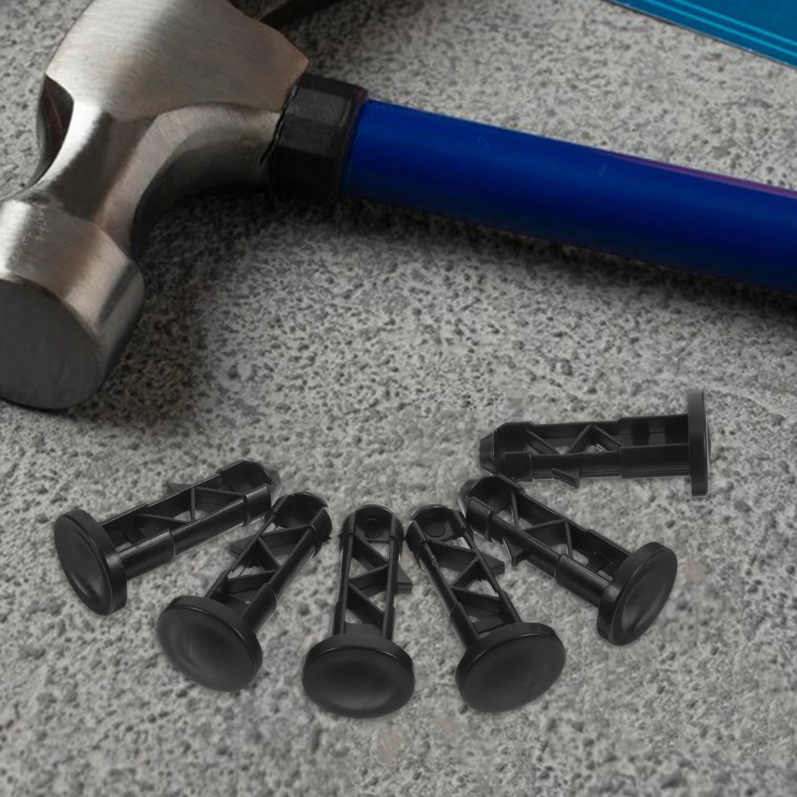 

6 pcs Lid Replacement Universal Fit Nylon Pins Outdoor Durability Wheelie Bin Lid Trash Can Latch Plastic Mason Jar