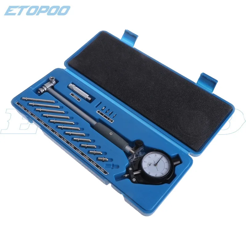 HUOTO Bridge Protection Type Inner Diameter Percentage Meter 18-35-50-160MM Cylinder Gauge, Indicator