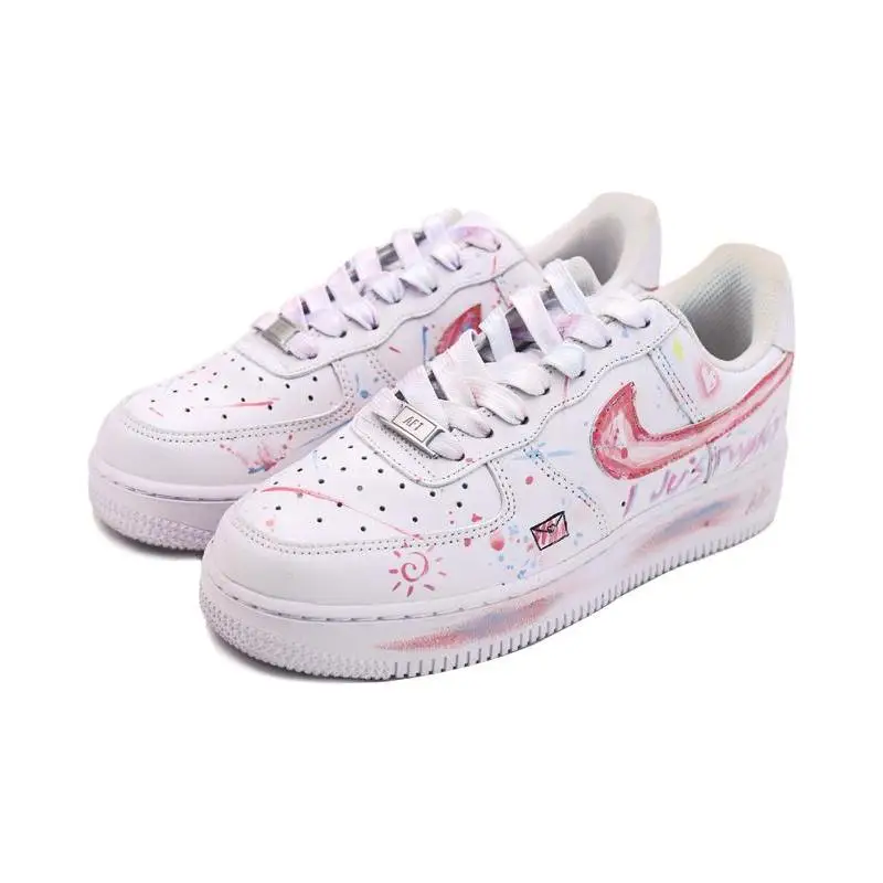 【Customize】 Nike Air Force 1 Chaussures De Skateboard Hommes Sneakers Chaussures CW2288-111