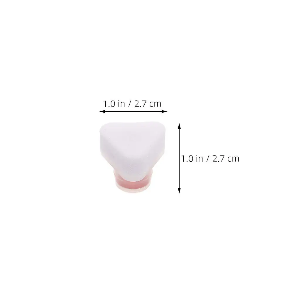 20Pcs Shoe Polish Sponge Applicator Head for White Sneakers Cleaning Restoring Original Color Portable Triangular Design