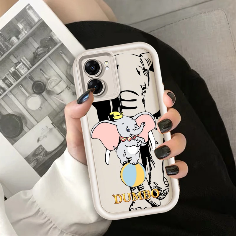 Disney Dumbo Cool Art Eye Ladder For OPPO Find X5 X3 A58 A57 A55 A53 A54 A92 A74 A78 A98 A16 A94 A76 A72 5G Soft Phone Case