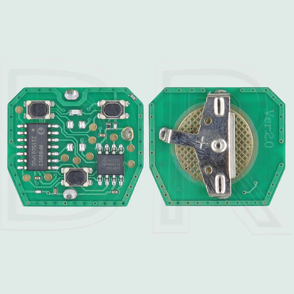 DR ID48 Chip 433MHz 1/3 Button Car Remote Key 012432 TRWS46E For Ferrari F430 458