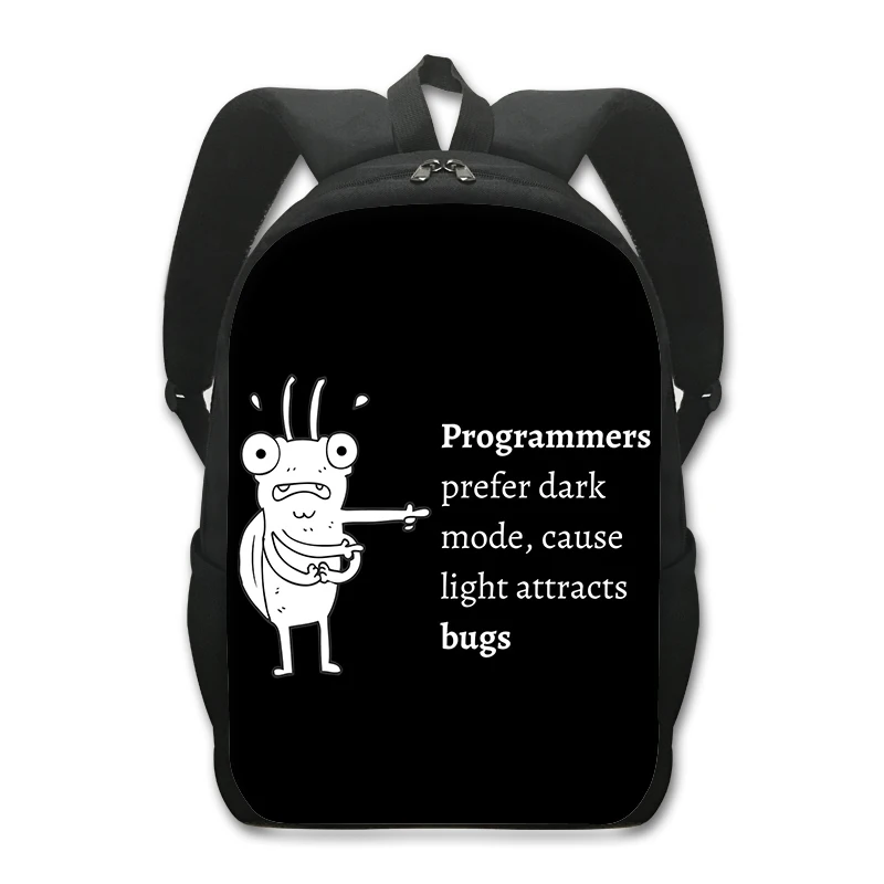 Mochila divertida de DEVOPS para hombre y mujer, bolsa de programación de codificación, programador de ordenador, Nerd Geek, mochilas escolares para niños