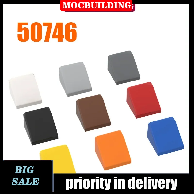 

10PCS 54200 50746 Slope 30° 1 x 1 x 2/3 Brick Part Compatible Building Block Particle DIY Assmble