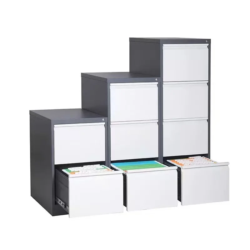 #hu Adjustable Modern Steel Vertical File Cabinet Drawer Filing Storage Office Home Hotel Warehouse Basement Library Kitchen Use