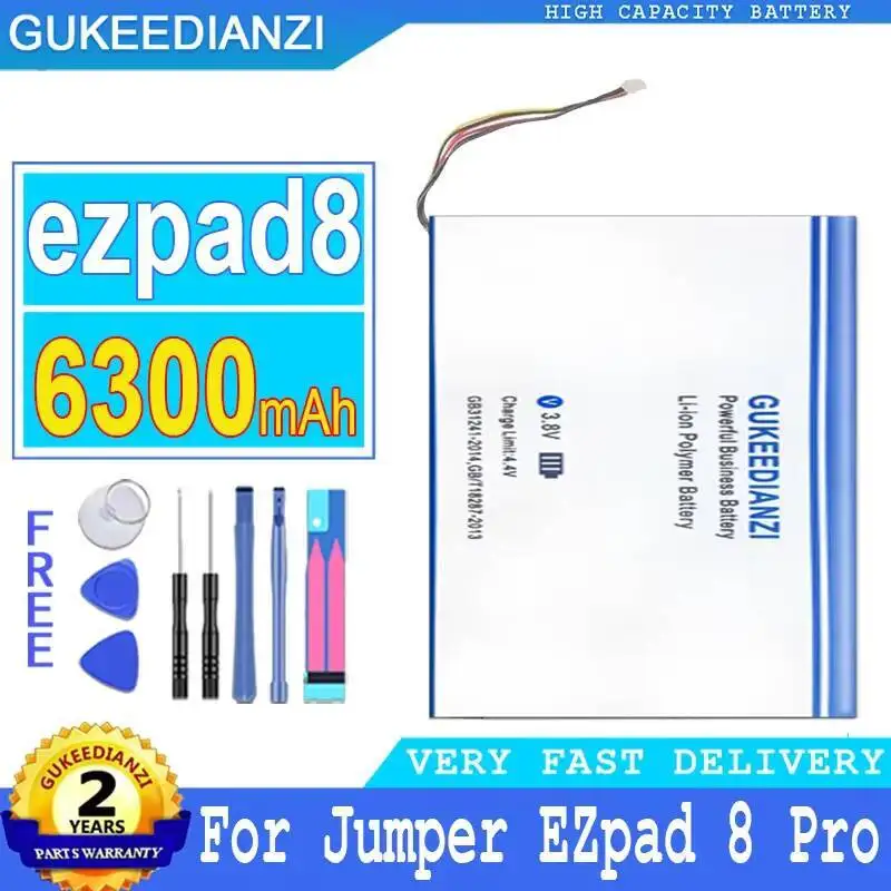

6300 мАч аккумулятор для ноутбука премиум-класса для замены Ezpad8 для Jumper Ezpad 8 Pro 7-контактный 5-проводной разъем