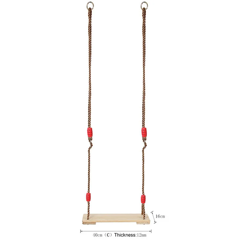 

Indoor Outdoor Swing Children's Wooden Swing Medium Pine
