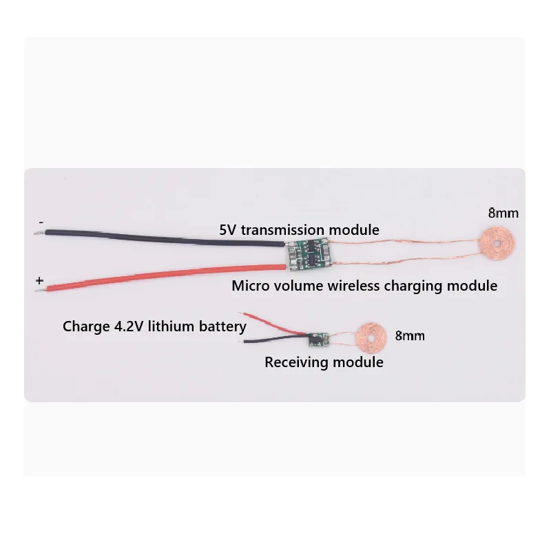 8mm coil micro volume high current wireless charging module wireless power supply module XKT001-17