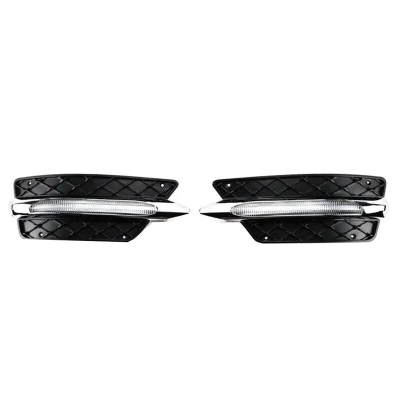 

Powerful 2PCS LED Fog Lamp DRL Daytime Running Light Parts Accessories For Mercedes Benz W204 C-Class C300 C280 Sport 2013-2014