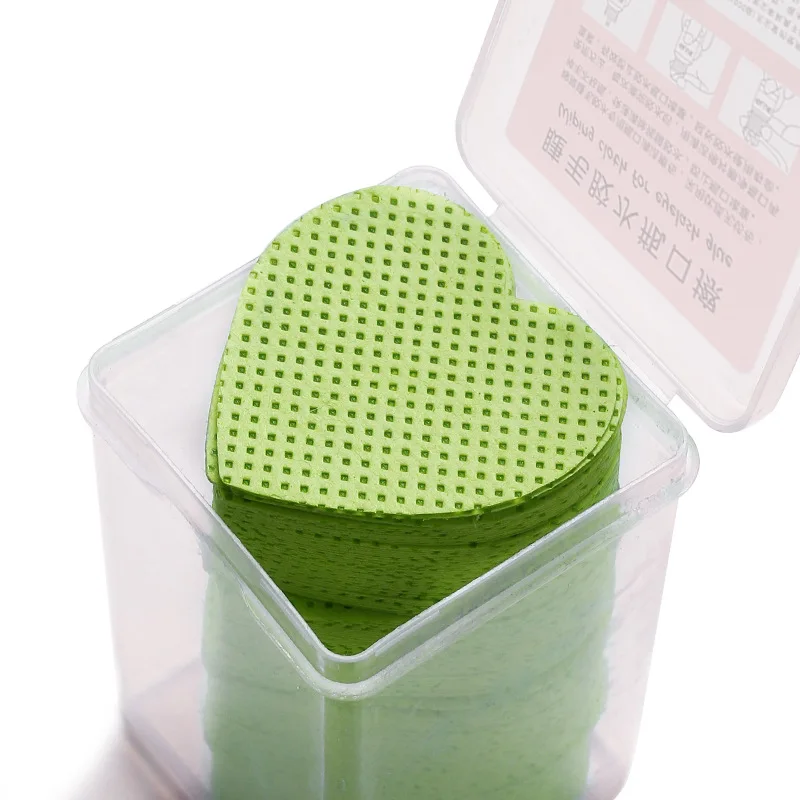 200 pz Salviette di Carta di Cotone Colla Per Ciglia Bottiglia di Colla di Rimozione Della Colla Pulire La Bocca Della Prevenire Il Bloccaggio Colla Cleaner Pad Estensione Delle Ciglia