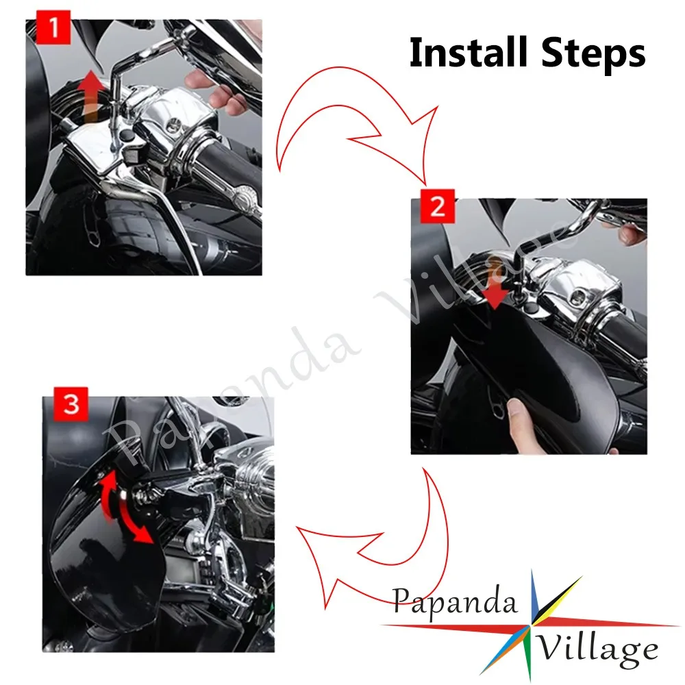 دراجة نارية اليد الحرس المقود حامي ل هارلي بجولة إلكترا الإنزلاق شارع الإنزلاق FLHTP FLHT FLHX FLHXSE FLHXS 2014-2020