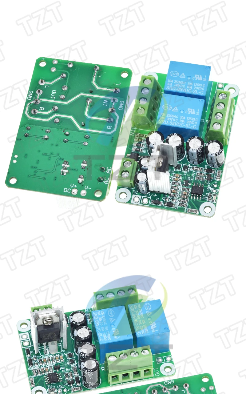 1/3PCS Power verstärker Lautsprecher Schutz Bord Boot Verzögerung DC Schützen Empfindlichkeit einstellbare Stereo Verstärker Doppel kanal – Detail 6