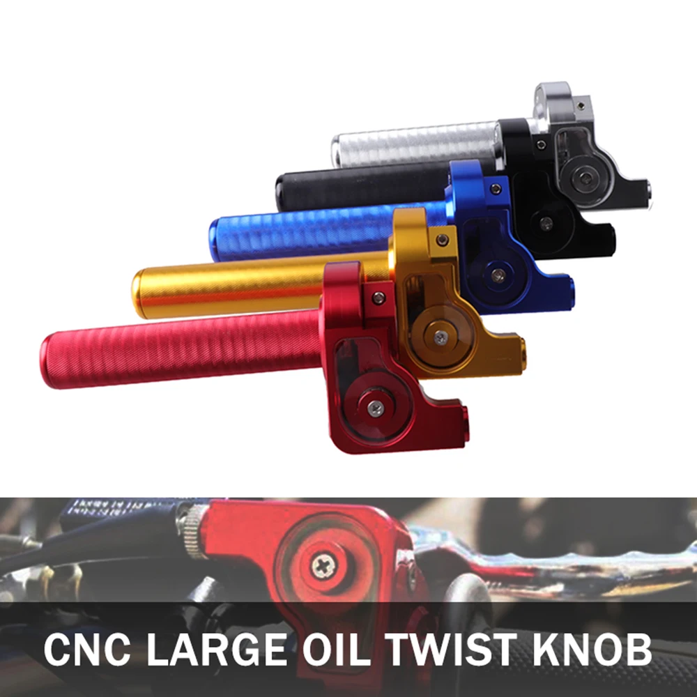

Universal 7/8-inch 22mm Handlebars Aluminum Quick Twist Throttle Grips for Yamaha Kawasaki Honda CRF KAYO Dirt Pit Bike ATV