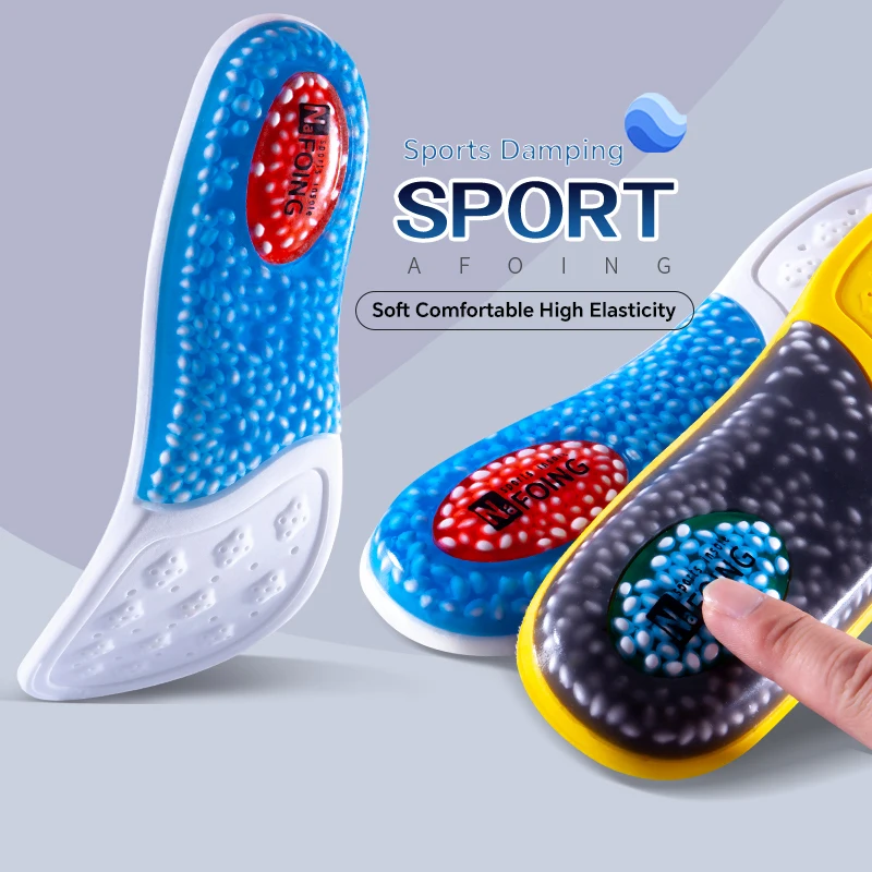 4pcs Sport Insoles Arch Support Breathable Technology Design Shock Absorption Shoes Pad Outdoor Running Rzoom Air Cushion Insole