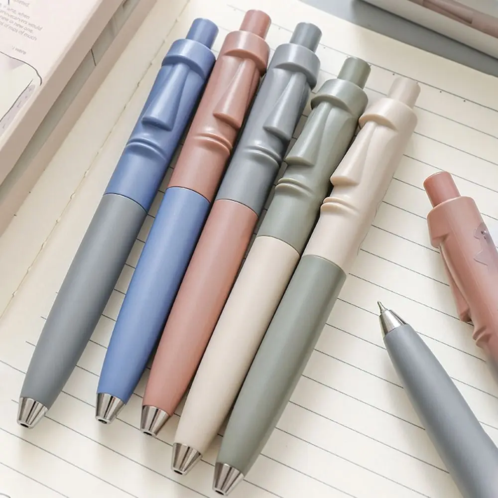 التجفيف السريع CS تلميح جيب القلم قصير صغير 0.5 مللي متر الحبر الأسود قلم حبر جاف التجفيف السريع هلام القلم طالب محدد #2