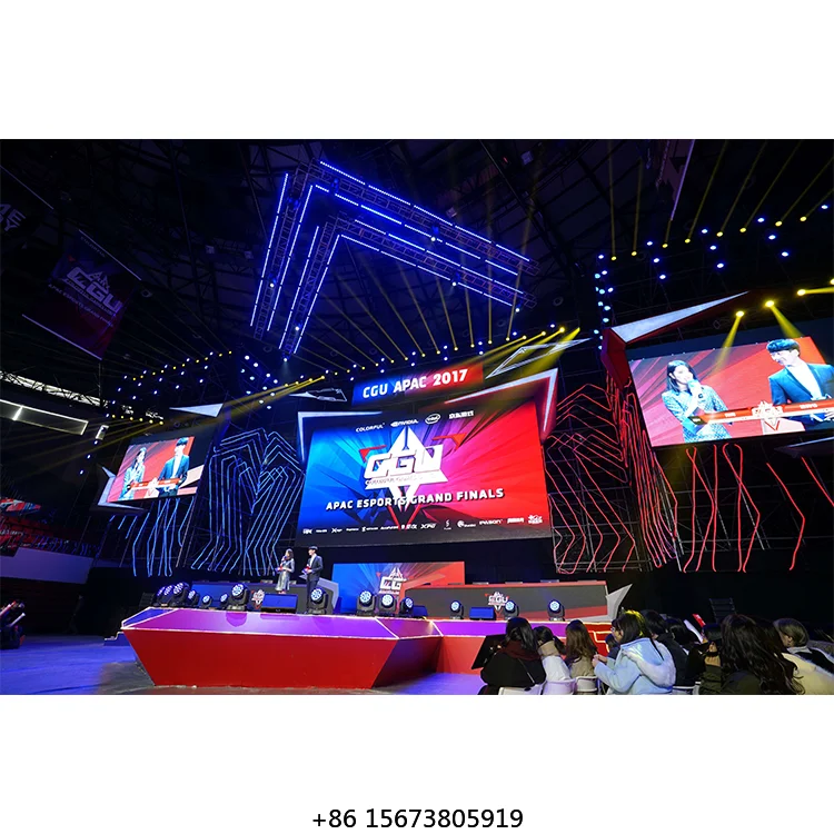 

Портативный светодиодный экран P1.56 для диджейской сцены, видеостена для аренды, для световых эффектов на сцене