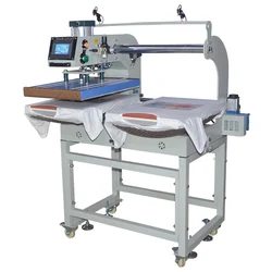 Heating Plate Price Automatic 16X24 Pneumatic Double Tshirt Heat Press Machine Transfer Sublimation Clothes Printing