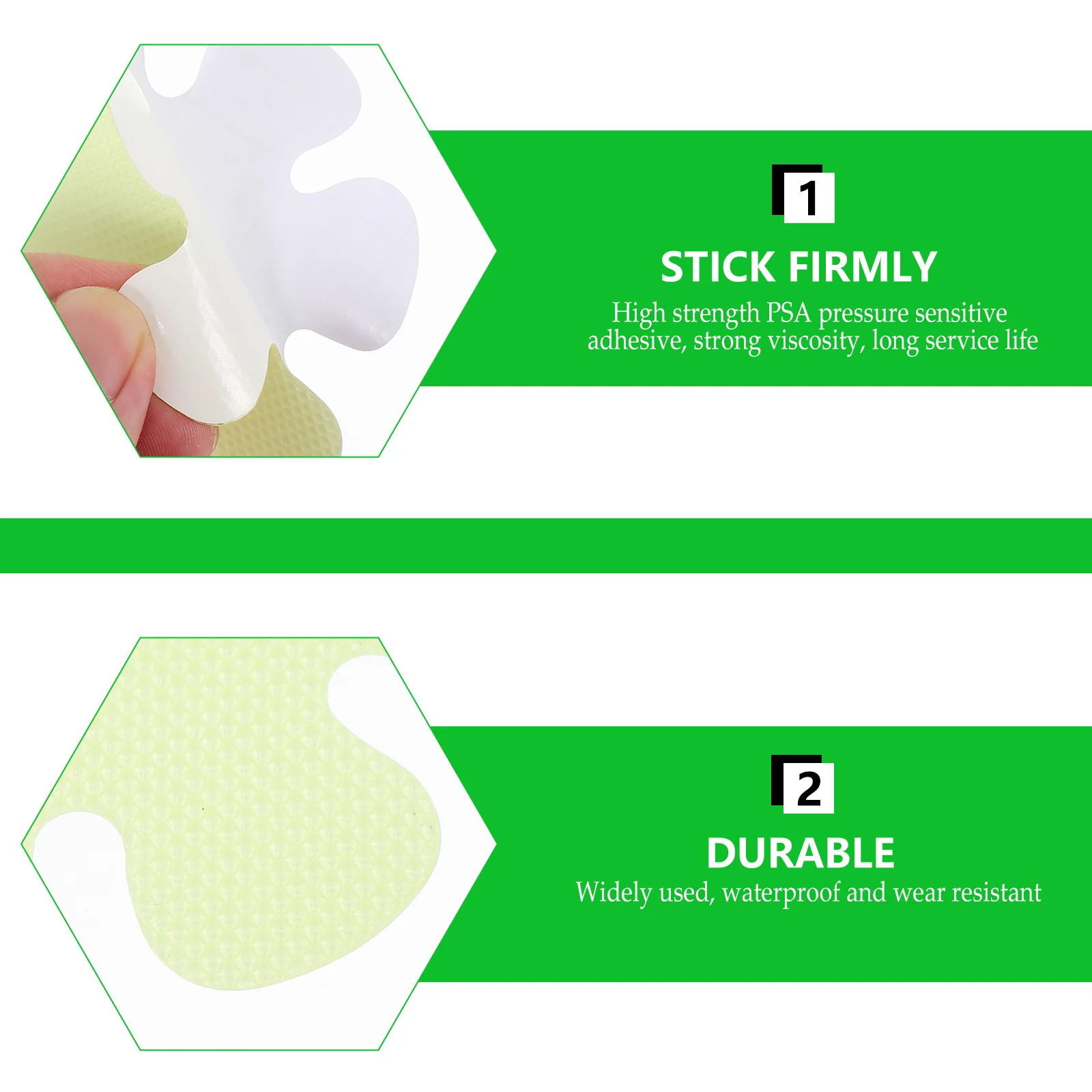 

20 Sheets Safety Reflective Anti-Skid Tape Bright Fluorescent Warning Tape for Stairs Floor Steps Luminous Non-Slip Surface