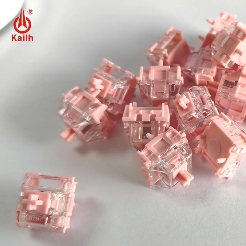 

Kailh Lychee Magnetic Switch Linear HIFI RGB Corss Stem Smooth RT0.01 HE Magnetic Gaming Keyboard Switch Wooting PC Accessories