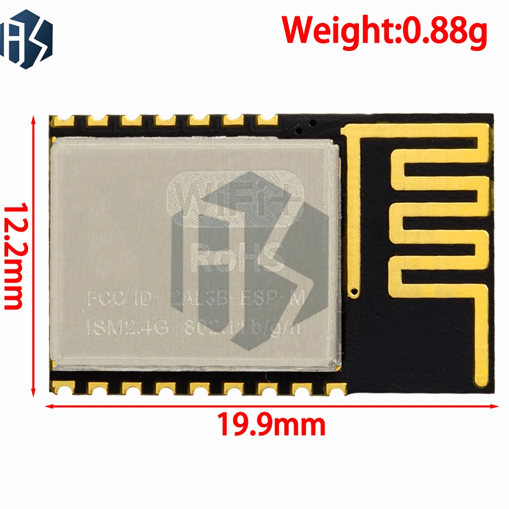 1 STKS Officiële DOIT Mini Ultra-klein formaat ESP-M2 van esp8285 Seriële Draadloze WiFi Transmissie Module
