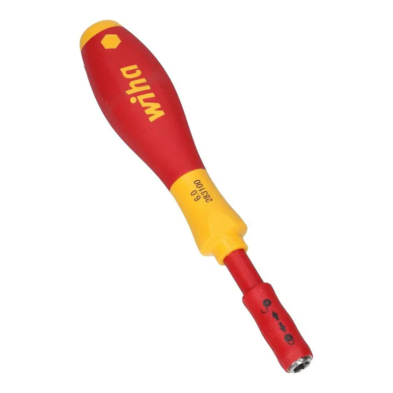 Wiha 34577 SoftFinish Screwdriver with Bit Holder for SlimBits Flexible Compact Mobile Screwdriver Set