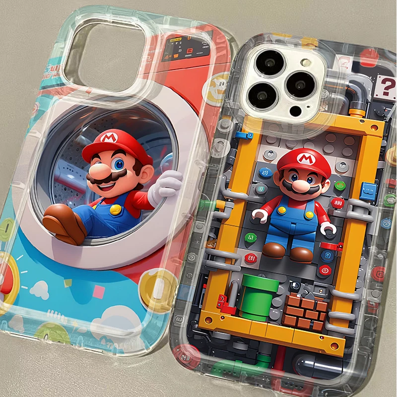 Building Game M-Marios Case for Samsung Galaxy A15 A55 A05 A05S A14 A24 A13 A23 A73 A12 A22 A32 A52 A52S A72 A31 A51 A71 Capa