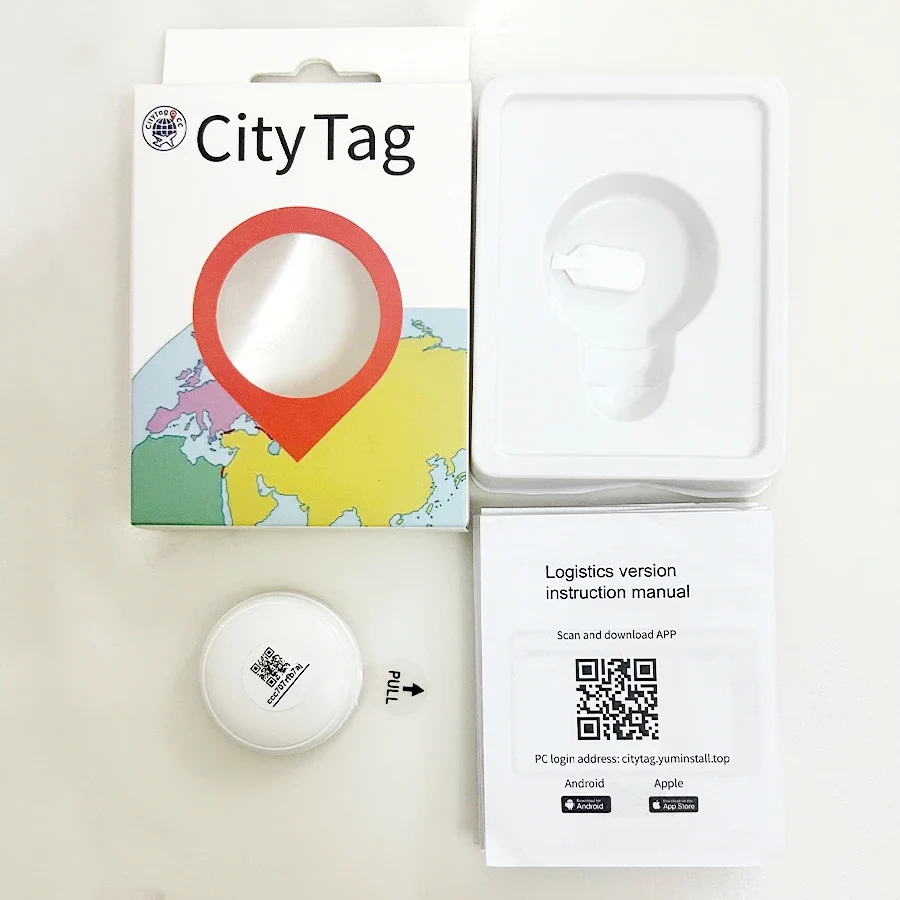 Mini City Tag Tracker Gps Unlimited Range Airtags Tracker Android IOS Smart Finder Locator Built-in Magnet high quality 2026
