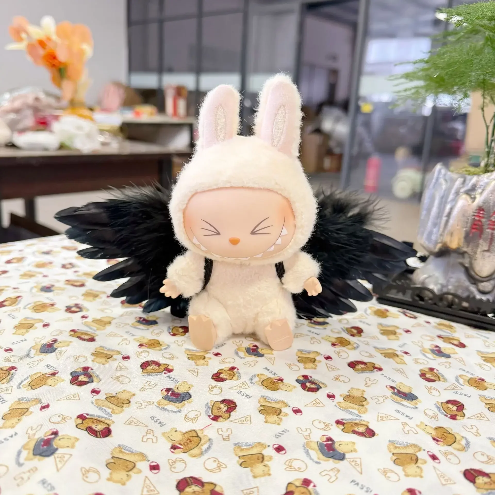 

Макаро Макарон тканевая кукла одежда кулон LABUBU заменяет крылья ангела и перья