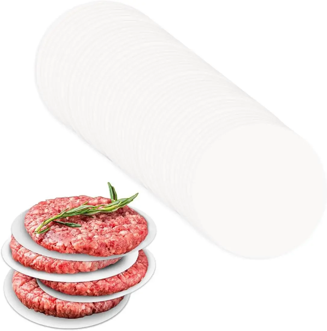 100 Pcs Non-Stick Burger Patty Papers