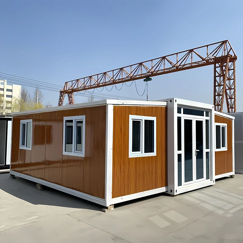 Luxury Dormitory Steel Structure Prefabricated Expandable Container House Foldable Modular Houses Bathroom Rangements Cuisine