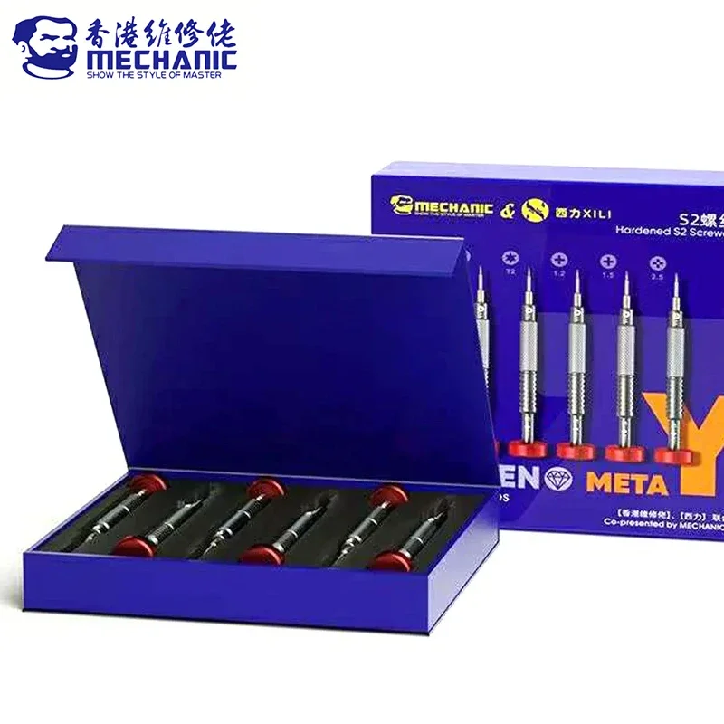 MECHANIC XILI Precision  Screwdriver For Phone Repair Non-Slip Phones Tablet   PC Opening Repair Disassemble Repair sets