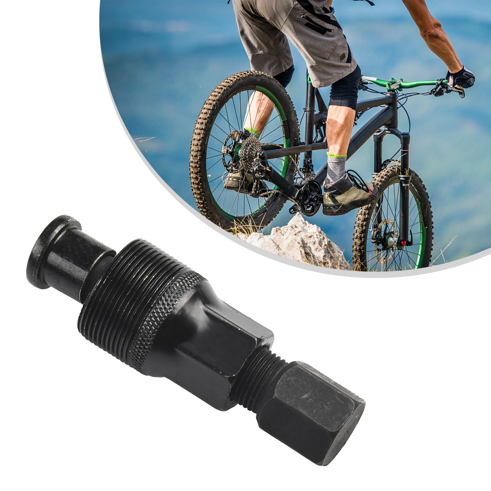 Bicycle Crank Puller Removing Tool Square Tapered Pedal Repair Tool Removal Tooth Plate MTB Bike Crank Single Puller Gear