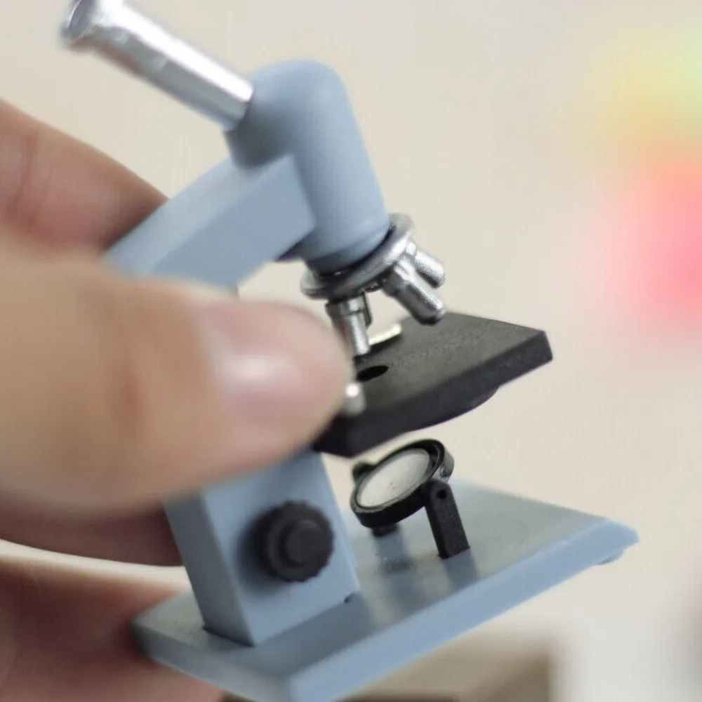 Mini Microscope Simulation Mini  Mother Garden Micro Model Miniature Ornaments
