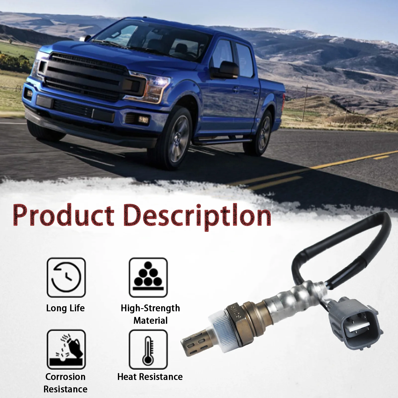 

OE 89465-42170 234-4556 Rear Oxygen Sensor, Easy to Install, Suitable for Replacing Toyota Lexus Sensors