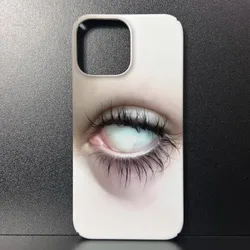 Fashion Eyelashes Eyes Phone Case for iPhone 16 15 14 13 12 11 Pro Max XS XR XSMax 6 7 8 Plus Glossy HD Hard PC Cover