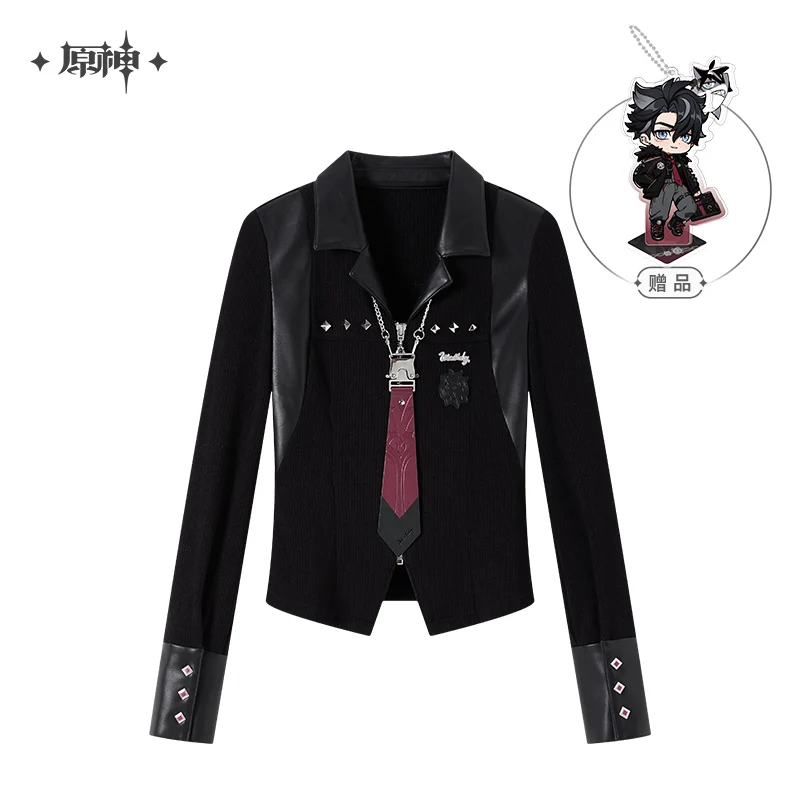 

Genshin Impact WriothesleyTheme Impression Serie Knitting Shirt Wriothesley Slim fit shirt MiHoYo Harajuku Cosplay Clothes