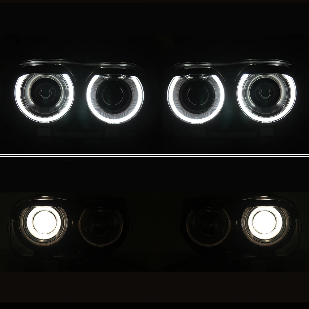 LED Projector Headlights For Dodge Challenger SE R/T 2015 2016 2017 2018 2019 2020-22 led DRL Dual Beams headlamp accessories