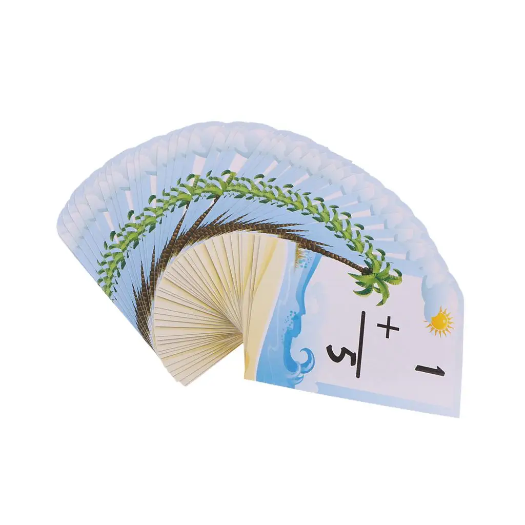 Cartes Flash mathématiques pour enfants, matériel en papier, jouet d'apprentissage primaire, ensemble de cartes éducatives pour l'apprentissage des mathématiques pour enfants
