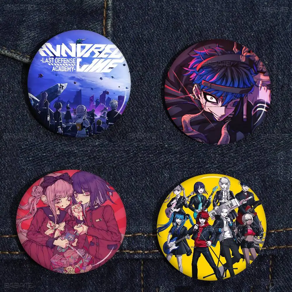 لعبة شعبية أكاديمية المائة الخط الأخير للدفاع 32/44/58 مللي متر دبوس مصنوع يدويًا دبابيس دائرية مضحكة لحقيبة الظهر Cothes #1