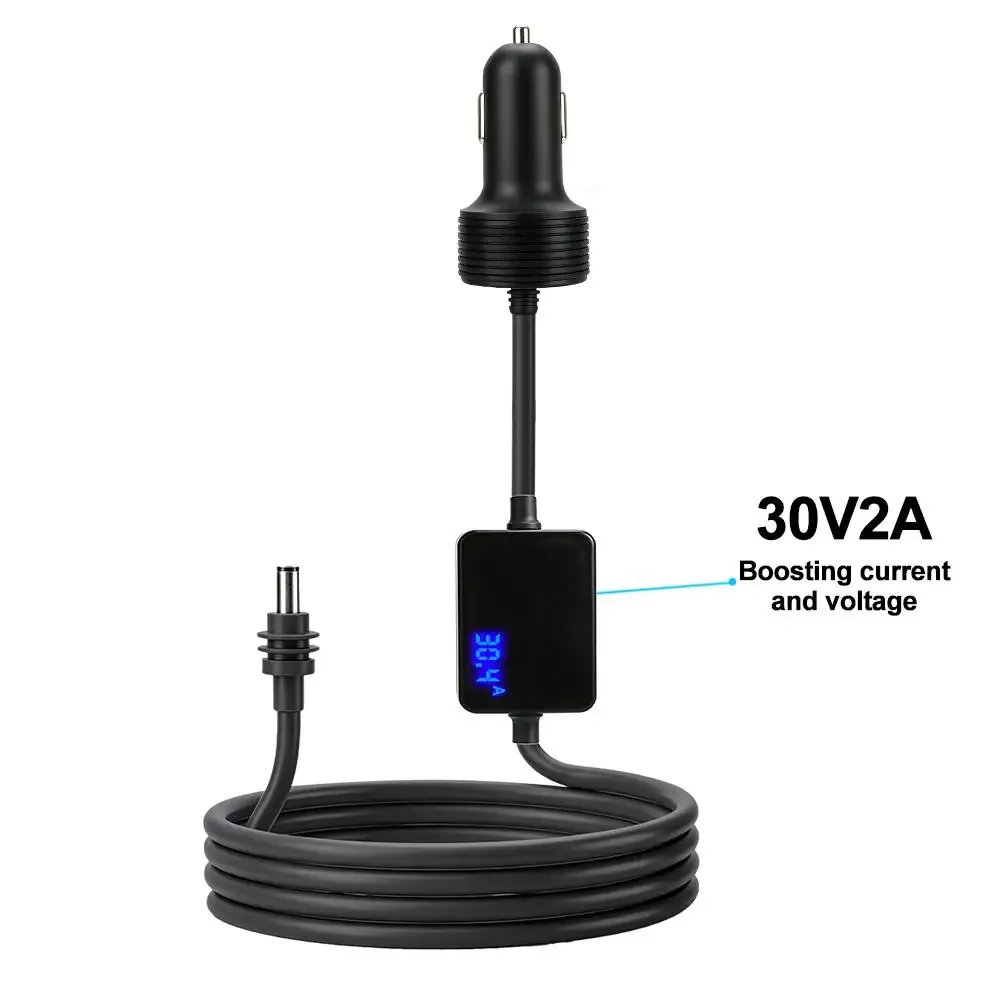 Für Starlink-Ladegerät zu DC-Stromkabel Zigarettenanzünder-Adapter 2M Digital-Voltmeter Wasserdichtes Verlängerungskabel Auto-Zubehör – Detail 2