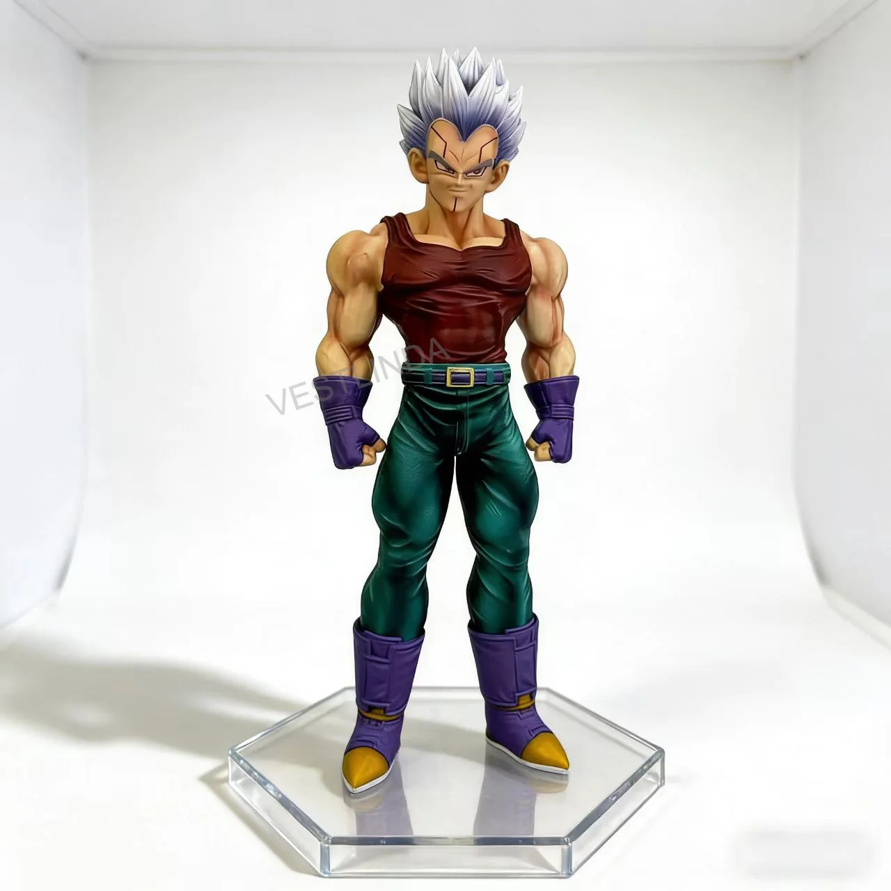 Modèle Super Saiyan Vegeta en PVC, robot humanoïde articulé, bras remplaçables, collection Anime Dragon Ball, décoration de bureau, jouets