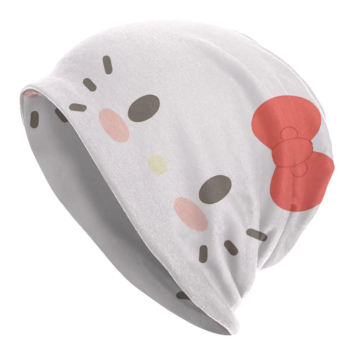 Sanrio Hello Kitty Autumn Spring Hats Cute Kitty Thin Hat Bonnet Hipster Skullies Beanies Caps Men Women's Earmuffs